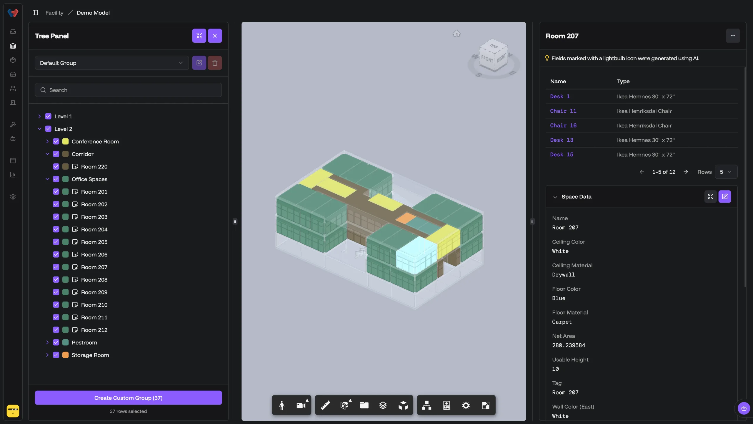 Space Management in Wiretwin